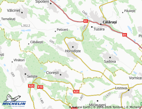 Mapa MICHELIN Pîrjolteni - ViaMichelin