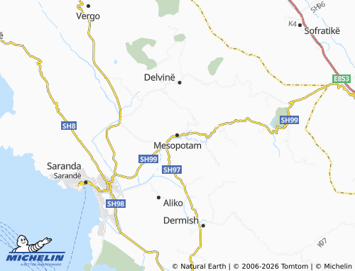 Carte MICHELIN Mesopotam - ViaMichelin