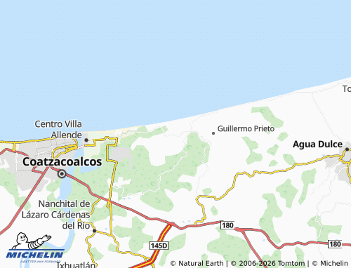 Mapa MICHELIN Benito Juárez - ViaMichelin