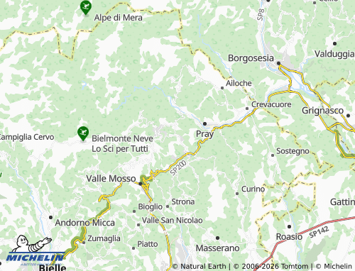 Mapa MICHELIN Trivero - ViaMichelin