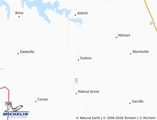 Mapa MICHELIN Eudora - ViaMichelin