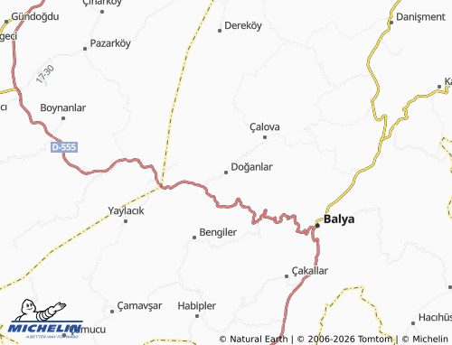 Mappa MICHELIN Doğanlar - ViaMichelin