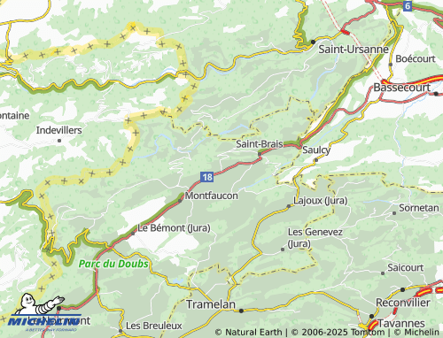 Mapa MICHELIN Les Sairains - ViaMichelin