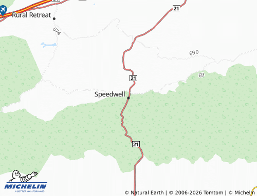 Mappa MICHELIN Speedwell - ViaMichelin