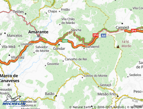 Carte MICHELIN Bustelo - ViaMichelin