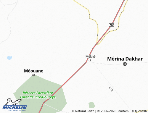 Mapa MICHELIN Sine Kane - ViaMichelin