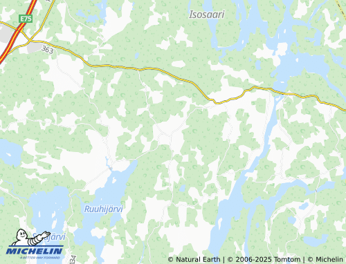 MICHELIN Järvinen map - ViaMichelin
