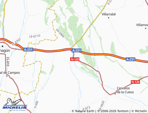 MICHELIN Ledigos map - ViaMichelin