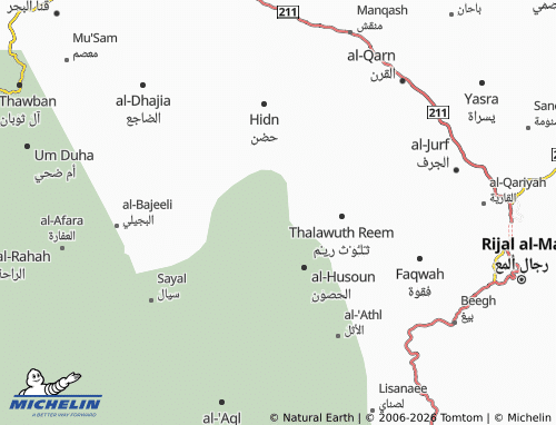 MICHELIN-Landkarte al-Dimagh - ViaMichelin