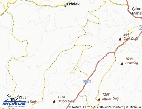 MICHELIN Altınyayla map - ViaMichelin