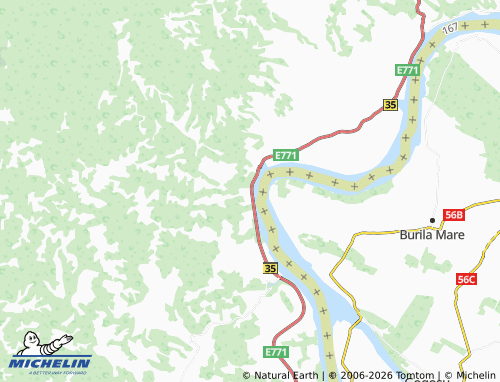 Mapa MICHELIN Brza Palanka - ViaMichelin