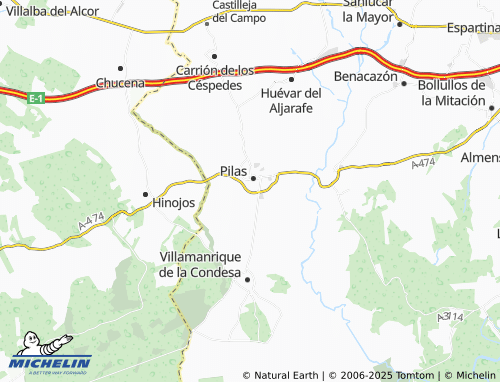 MICHELIN Urbanización La Pililla map - ViaMichelin