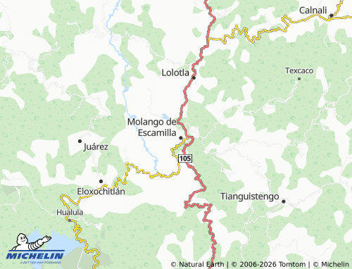 MICHELIN San Miguel map - ViaMichelin