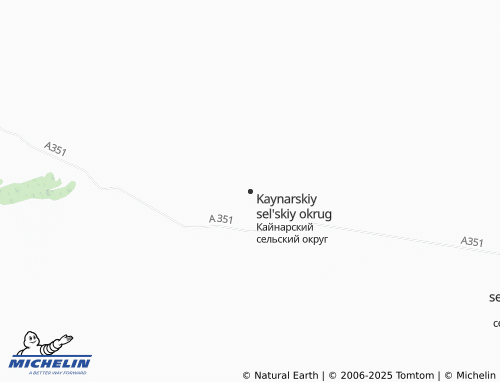 MICHELIN Kaynarskiy sel'skiy okrug map - ViaMichelin