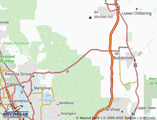 MICHELIN Melaleuca map - ViaMichelin