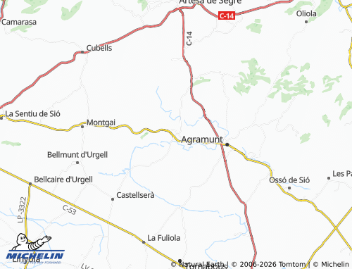 MICHELIN Preixens map - ViaMichelin