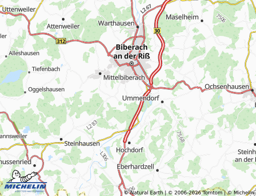Mapa MICHELIN Rindenmoos - ViaMichelin