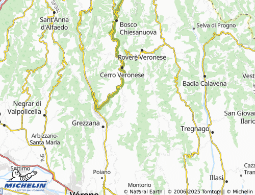 Mappa MICHELIN Azzago - ViaMichelin