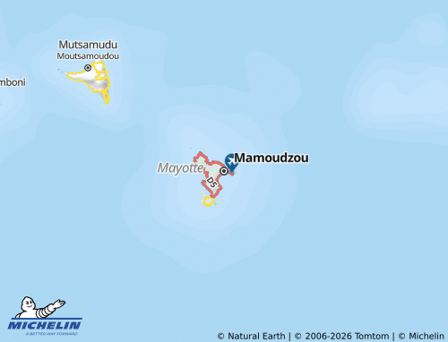 MICHELIN-Landkarte Mayotte - ViaMichelin