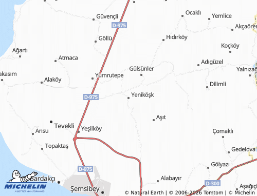Mappa MICHELIN Yeniköşk - ViaMichelin