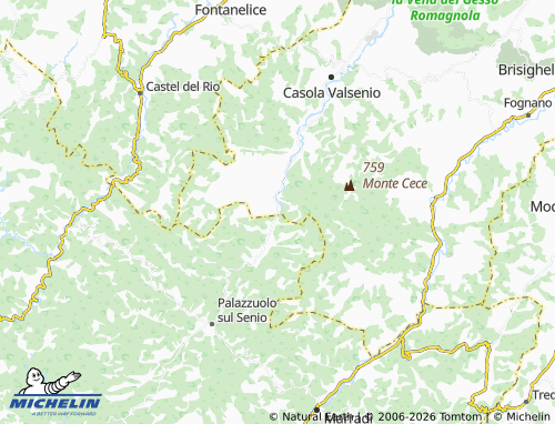 Mappa MICHELIN Sant'Apollinare - ViaMichelin
