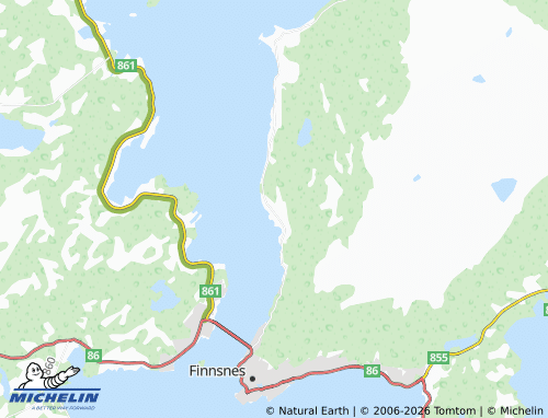 Kaart MICHELIN Trollvika - ViaMichelin