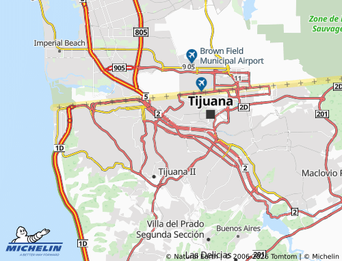Mapa MICHELIN Aviación - ViaMichelin