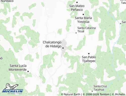 Mapa MICHELIN Chalcatongo de Hidalgo - ViaMichelin