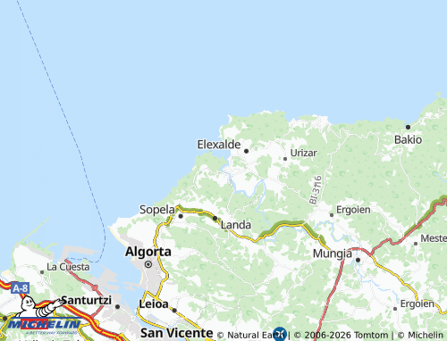 MICHELIN Plentzia map - ViaMichelin