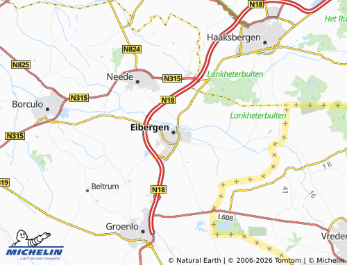 Kaart MICHELIN Eibergen - ViaMichelin