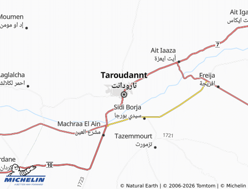 Kaart MICHELIN Taroudant - ViaMichelin