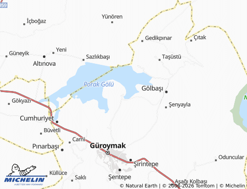 MICHELIN Budaklı map - ViaMichelin