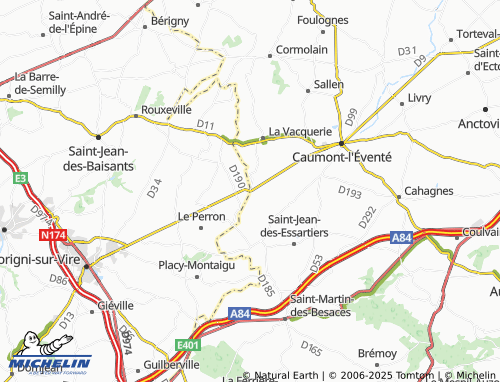 Carte MICHELIN La Lande-sur-Drôme - ViaMichelin