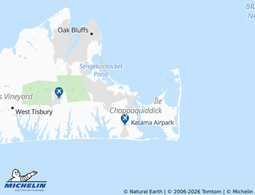 Mapa MICHELIN Edgartown - ViaMichelin