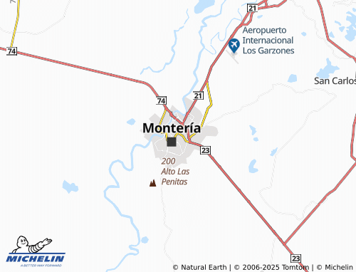 MICHELIN Costa de Oro map - ViaMichelin