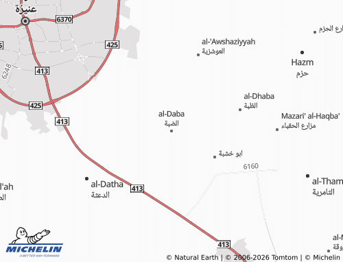 MICHELIN-Landkarte al-Daba - ViaMichelin