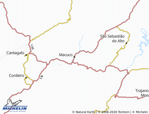 MICHELIN Macuco map - ViaMichelin