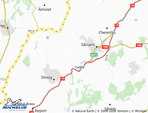 Carte MICHELIN Ciocaia - ViaMichelin