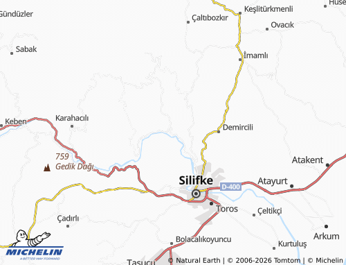 Mappa MICHELIN Bükdeğirmeni - ViaMichelin