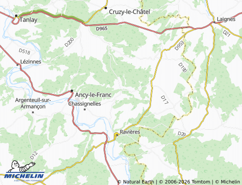 Mapa MICHELIN Stigny - ViaMichelin