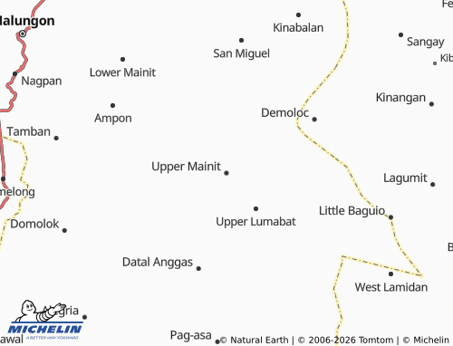 Mappa MICHELIN Upper Mainit - ViaMichelin