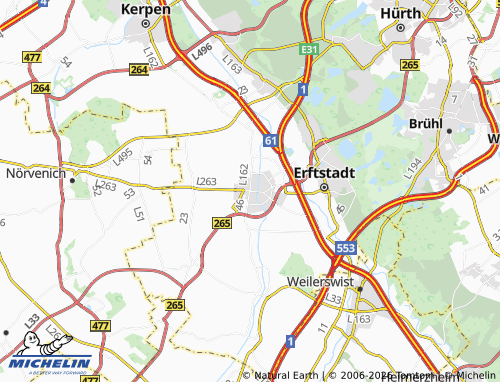 Kaart MICHELIN Lechenich - ViaMichelin