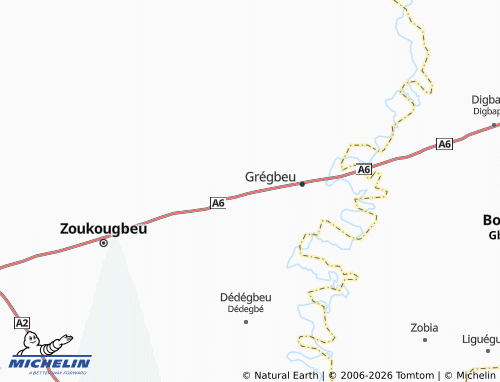 MICHELIN-Landkarte Zoupangbeu - ViaMichelin