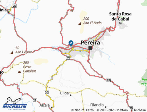 MICHELIN Olimpia map - ViaMichelin