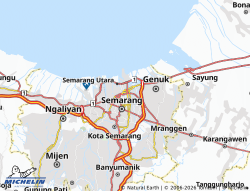 Carte MICHELIN Purwodinatan - ViaMichelin