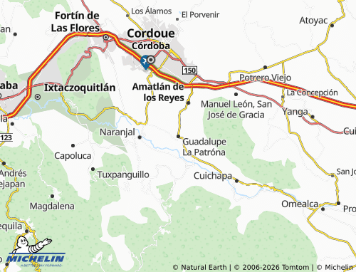 Mapa MICHELIN Guadalupe La Patróna - ViaMichelin