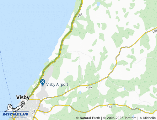 MICHELIN-Landkarte Väskinde - ViaMichelin