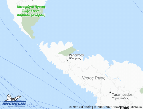 Carte MICHELIN Ormos Panormou - ViaMichelin