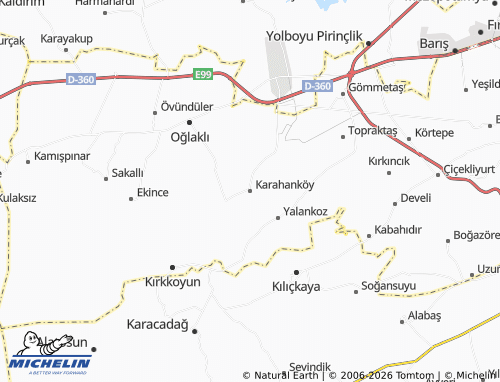 MICHELIN Karahanköy map - ViaMichelin