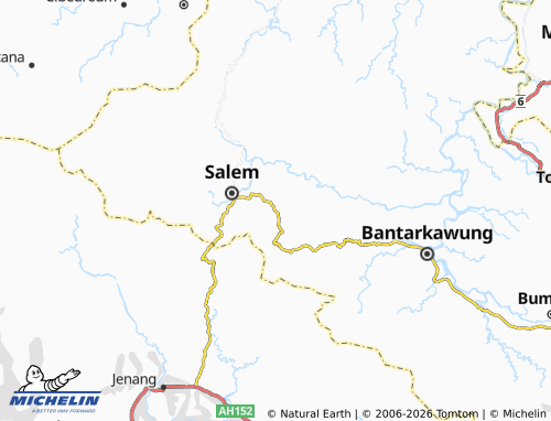 Mapa MICHELIN Gunung Larang - ViaMichelin
